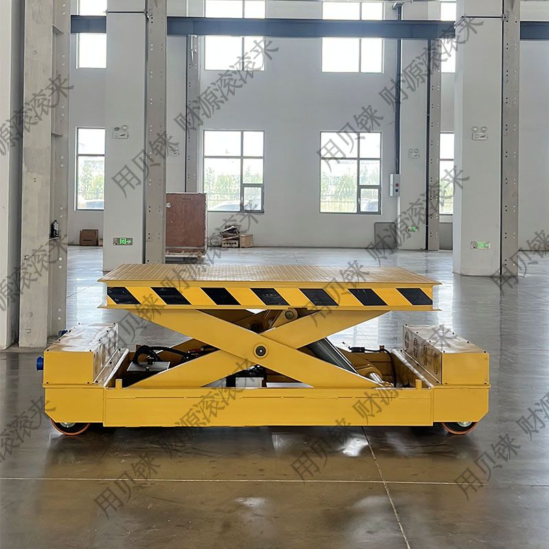 自行走升降车 舵轮搬运升降平车
